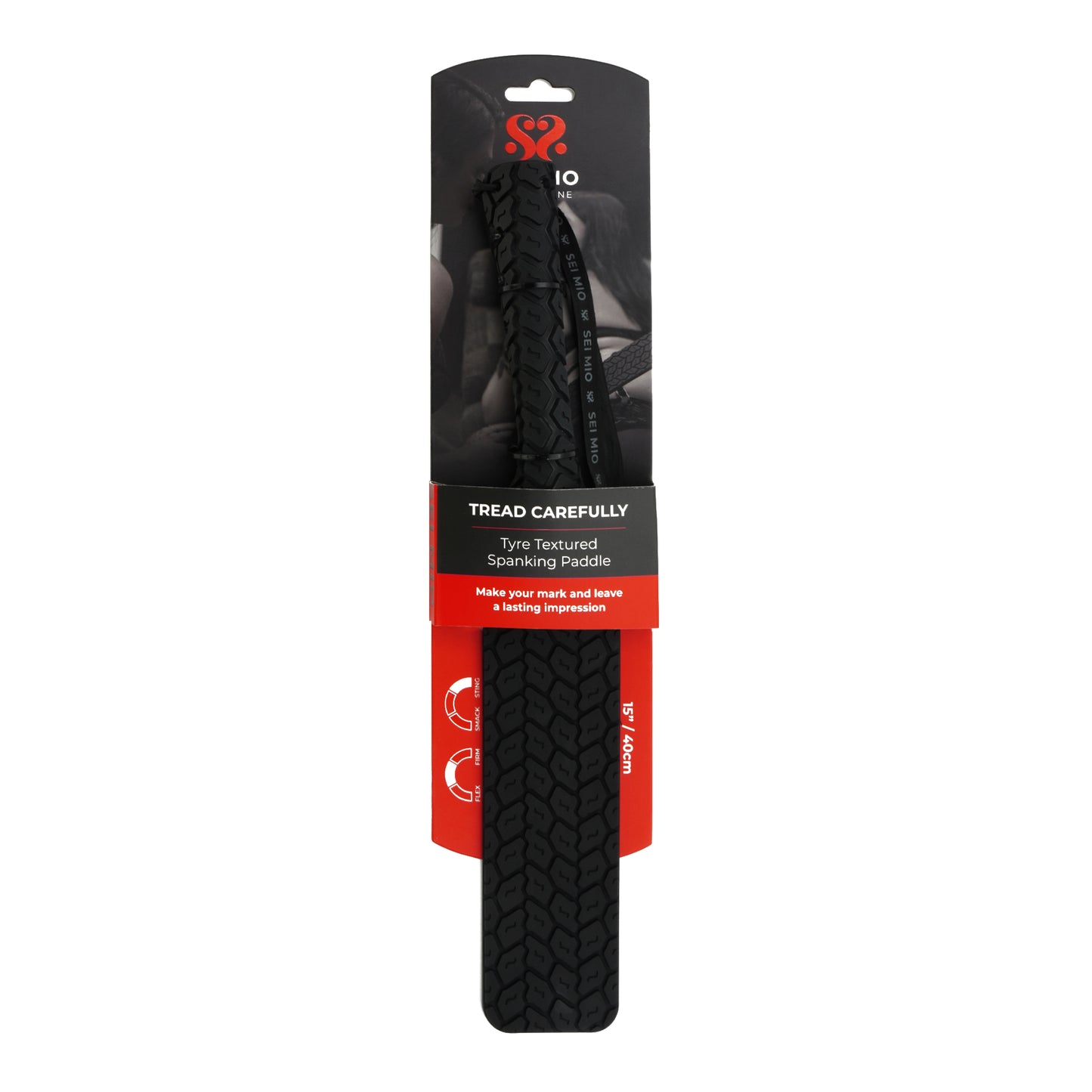 Tread Carefully - Tyre Textured Spanking Paddle